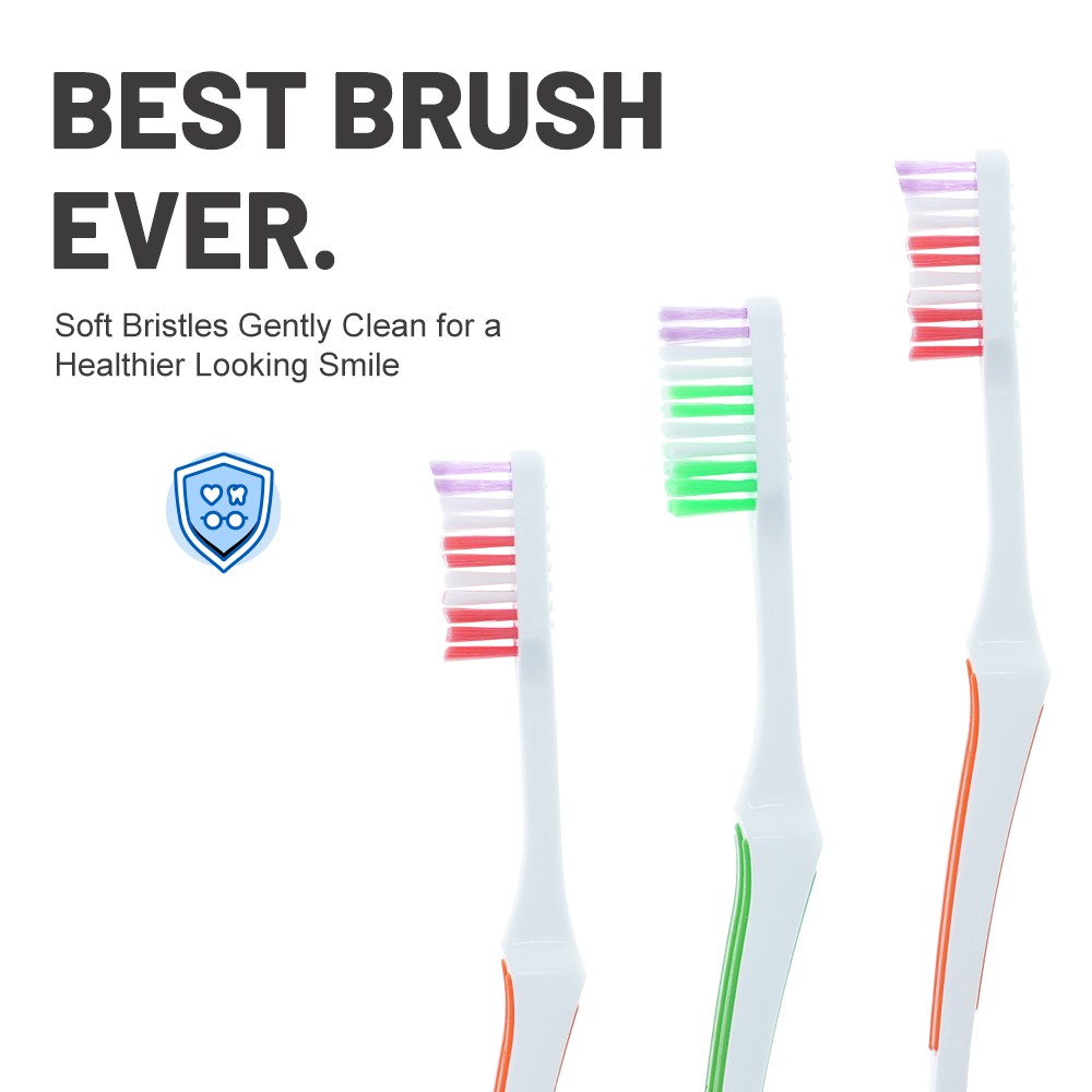 Travel/Home Use Adult Tooth Brush Cross Action Bristles Professional Oral Care Toothbrush