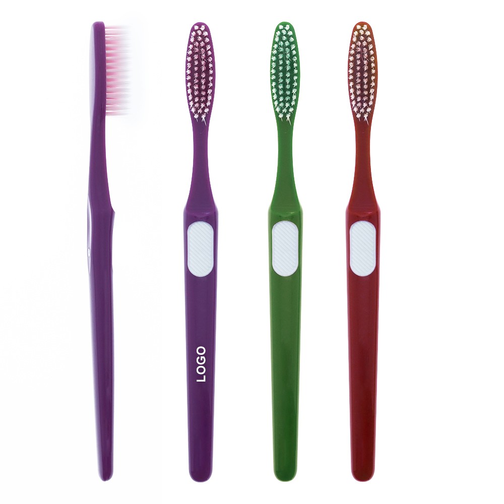 Cheap Price Colorful Plastic Brush Handle Soft Bristles Adult Toothbrush