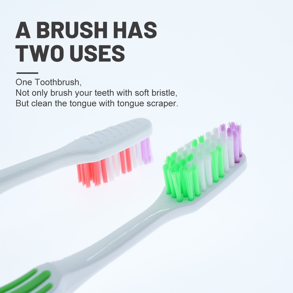 Travel/Home Use Adult Tooth Brush Cross Action Bristles Professional Oral Care Toothbrush