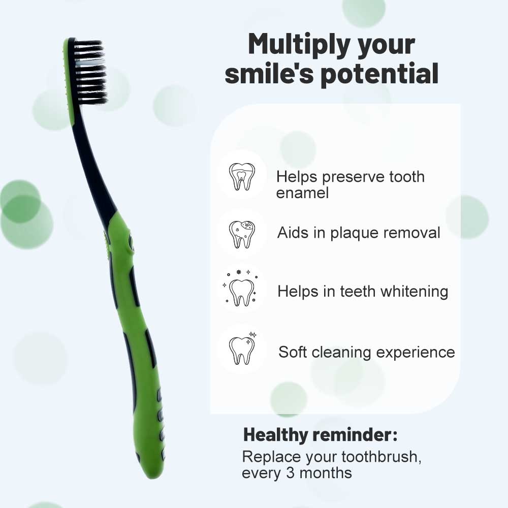 Home Use Blister Card Individually Wrapped Plastic Adult Custom Toothbrush