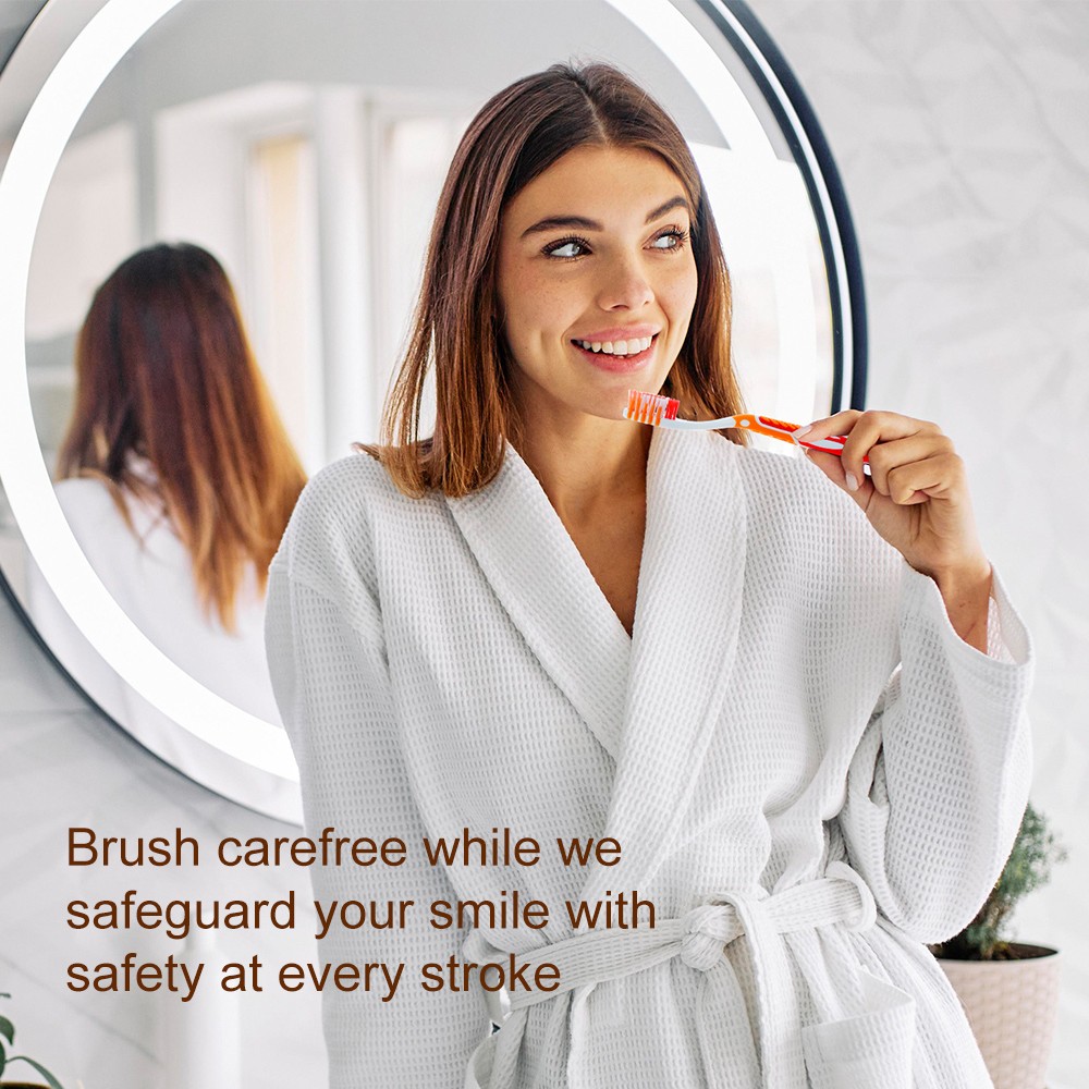 Toothbrush Manufacturer Factory Medium Bristles with Large Handle Manual Toothbrush