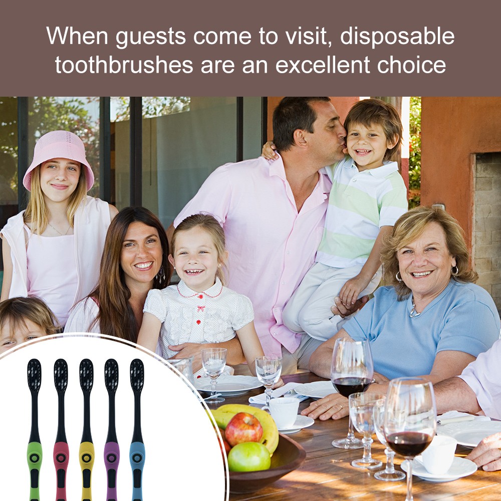 Charcoal Soft Toothbrush with Carbon Nano Bristles