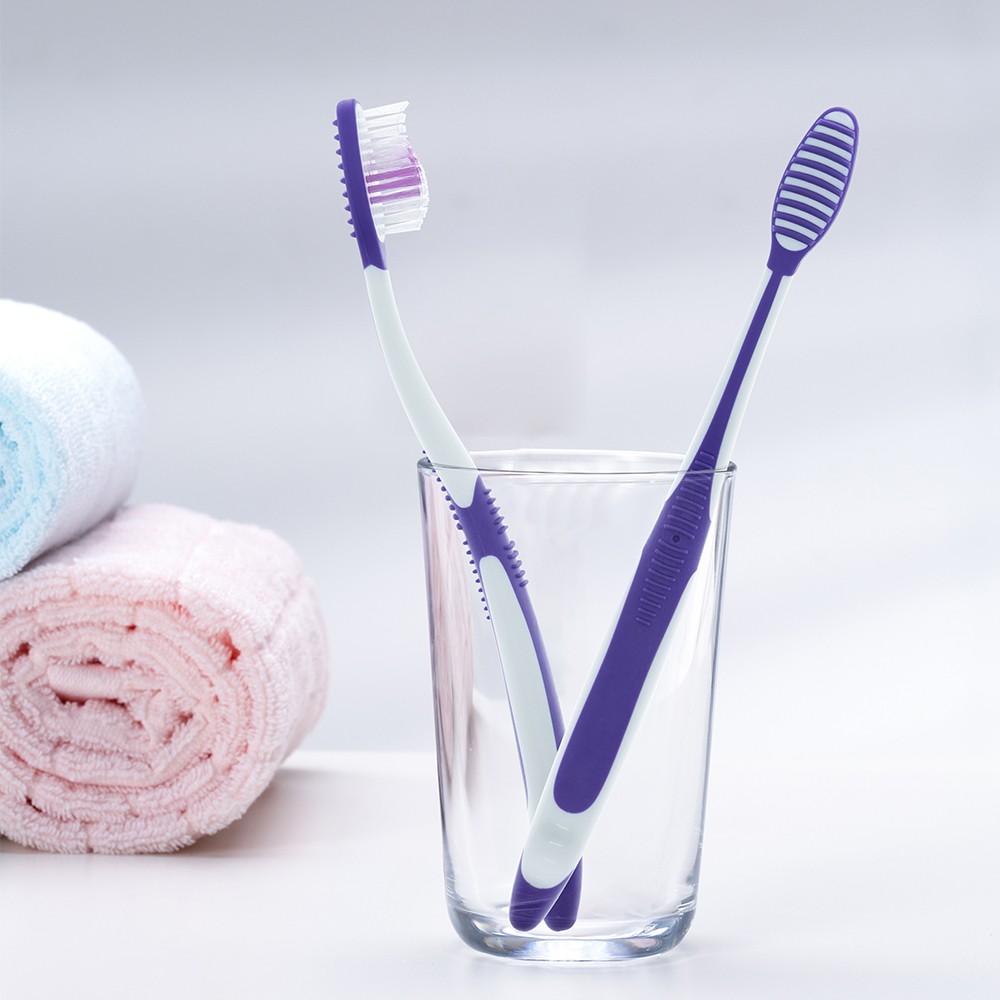 Micro Nano Super Soft Bristles Manual Plastic Toothbrush Custom Luxury Individually Wrapped