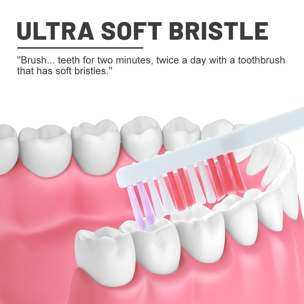 Travel/Home Use Adult Tooth Brush Cross Action Bristles Professional Oral Care Toothbrush