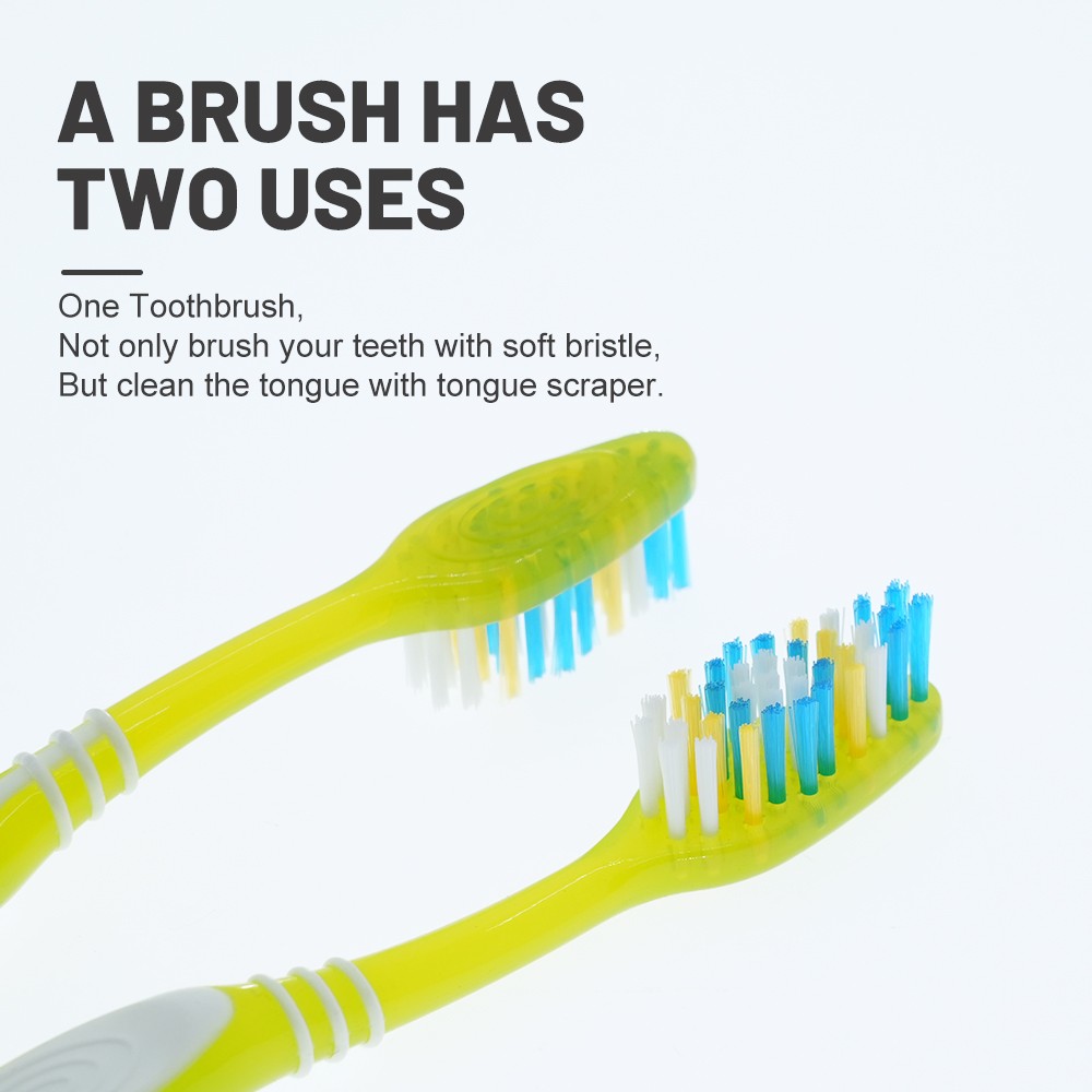 Customized Soft Toothbrush Spiral Bristle with Independent Packaging for Adult