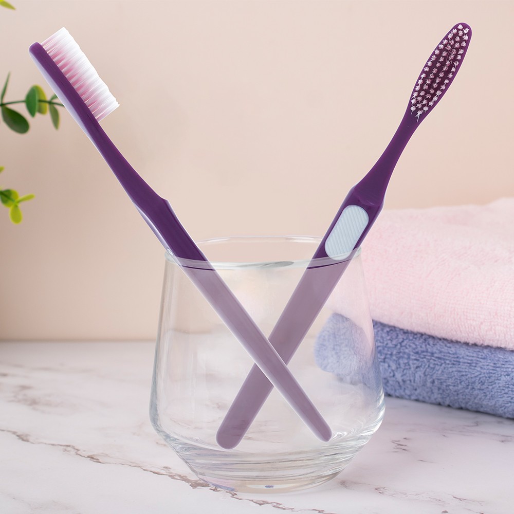 Cheap Price Colorful Plastic Brush Handle Soft Bristles Adult Toothbrush