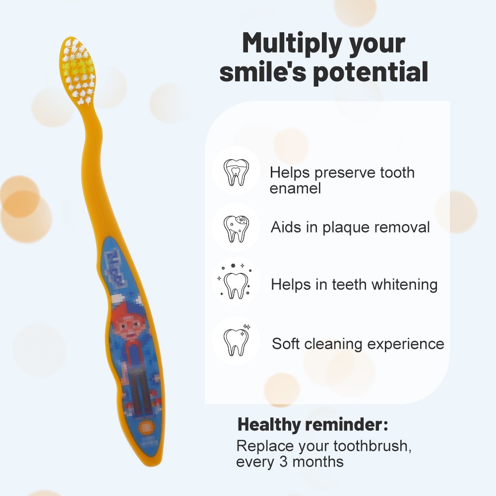 Travel/Household/Hotel Use Kids Children Tooth Brush Oral Care Soft Bristles Toothbrush