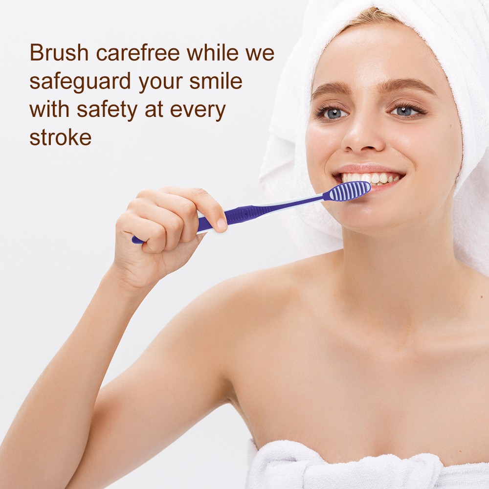 Micro Nano Super Soft Bristles Manual Plastic Toothbrush Custom Luxury Individually Wrapped