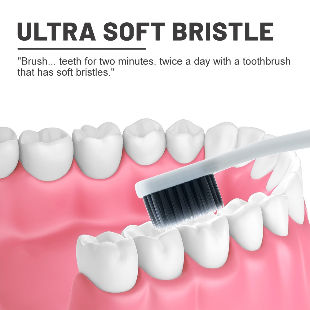 Small Head Toothbrush Extra Soft PBT Bristle Color Contrast Design Luxury Toothbrush Plastic for Manual