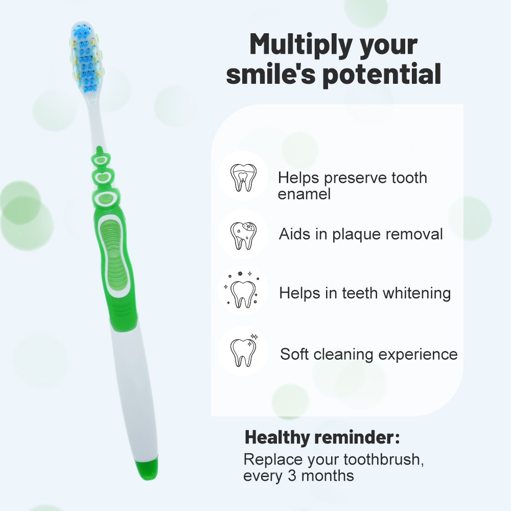 Factory Price Daily Manual Toothbrush for Adult Teeth Cleaning