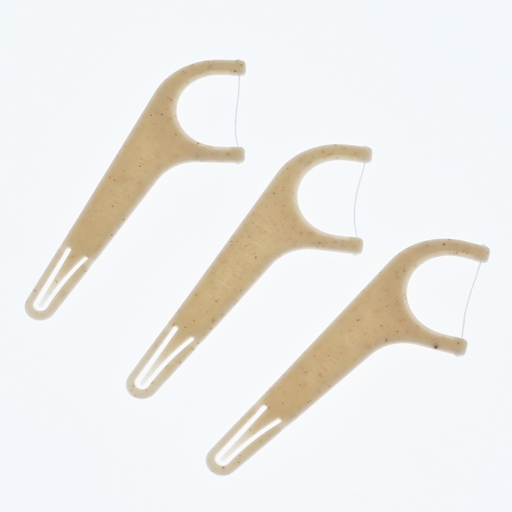 Biodegradable Dental Floss Picks - Large Pack for Home & Travel Teeth Care