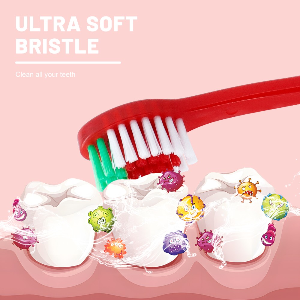 Children's Flash LED Toothbrush Suitable Cleaning Children's Teeth Ultra Soft Bristles