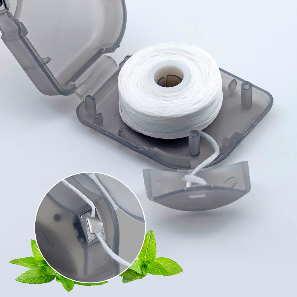 Wholesale Customized Logo Mint Coconut Strawberry Flavor Biodegradable Dental Floss