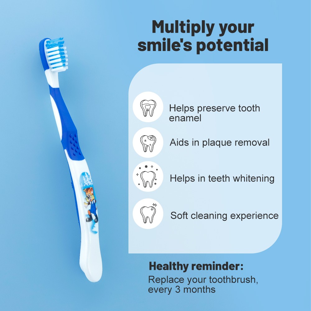 New Style Cute Cartoon Handle Soft Children Tooth Brush Manufacturers Wholesale Home Use Kids Toothbrush
