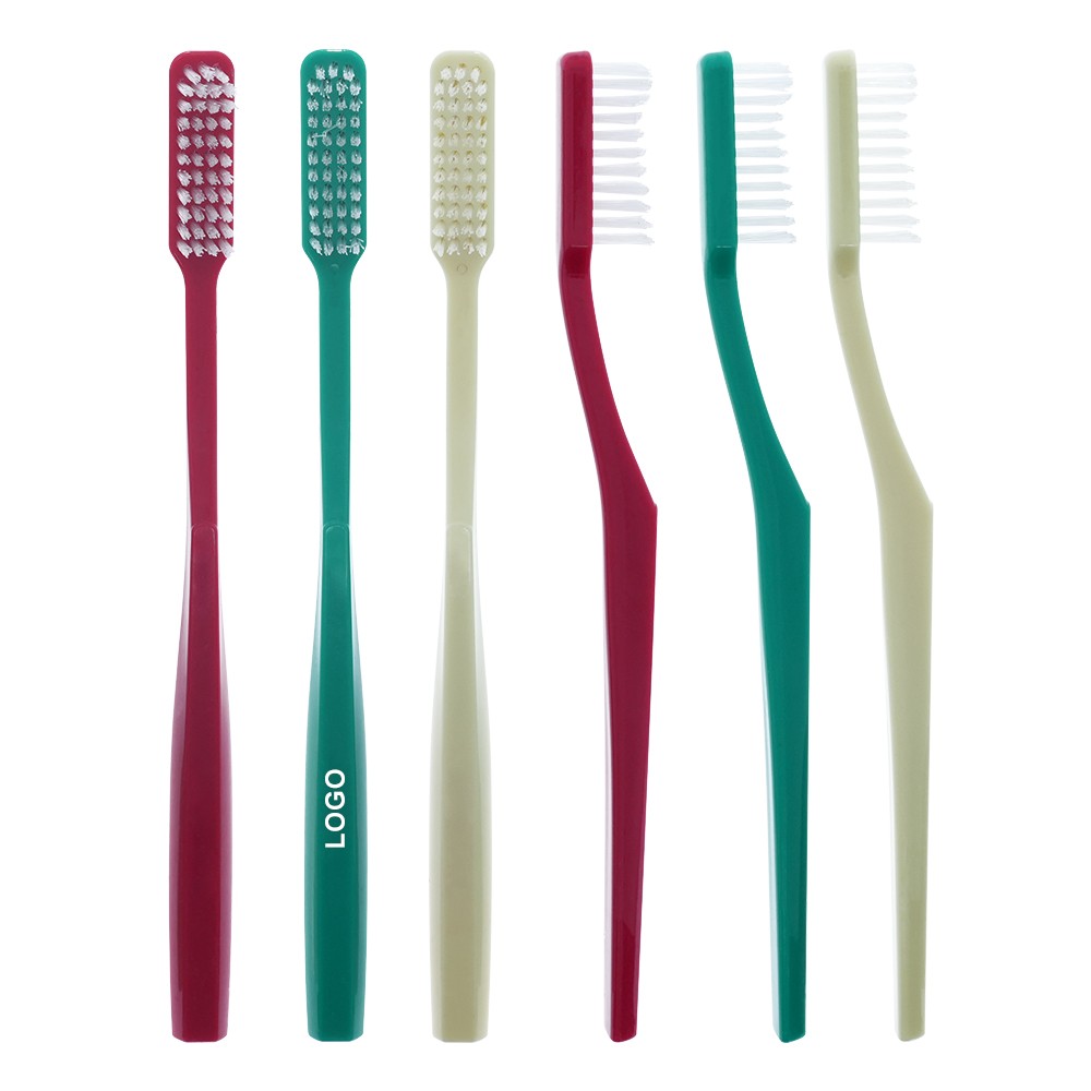 Recycled Plastic Handle Adult Toothbrush Medium Bristles for Effective Plaque Removal