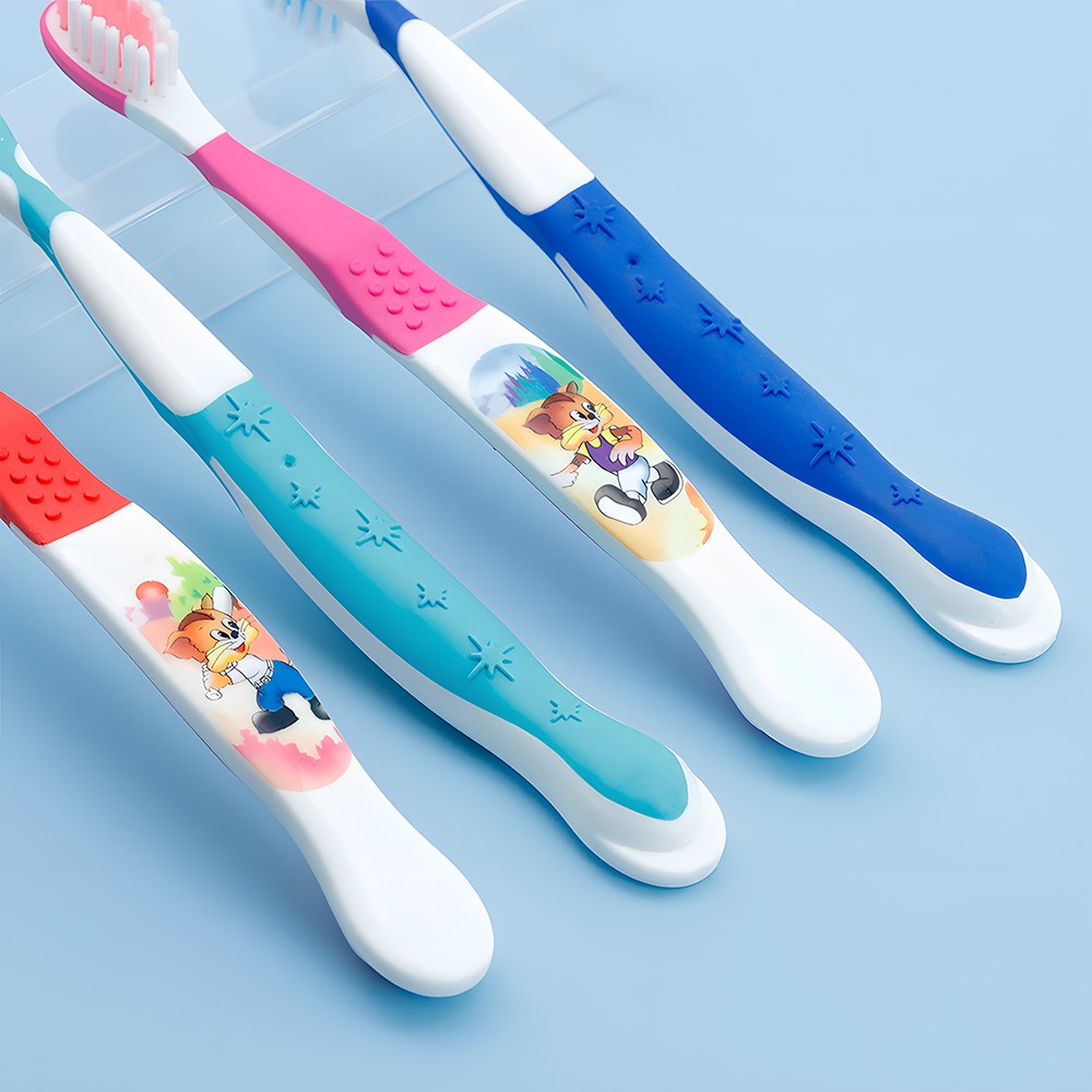 New Style Cute Cartoon Handle Soft Children Tooth Brush Manufacturers Wholesale Home Use Kids Toothbrush