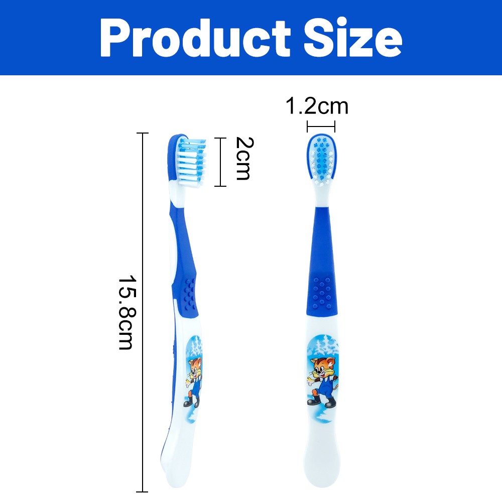 New Style Cute Cartoon Handle Soft Children Tooth Brush Manufacturers Wholesale Home Use Kids Toothbrush