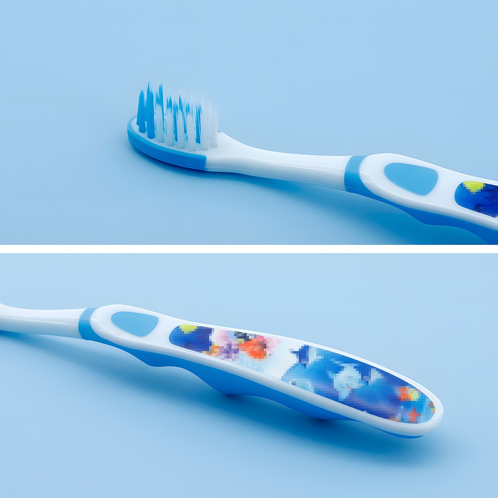 OEM Standard Material Cute Packing Child Care Deep Clean Soft Bristle Toothbrush