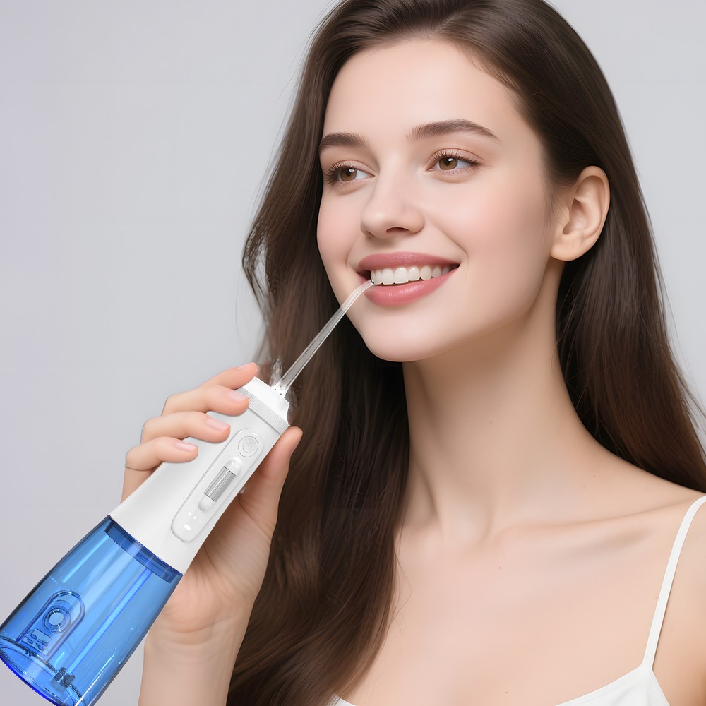 Portable Cordless Rechargeable Water Dental Flosser Waterproof Electric Oral Care Irrigator for Home and Travel