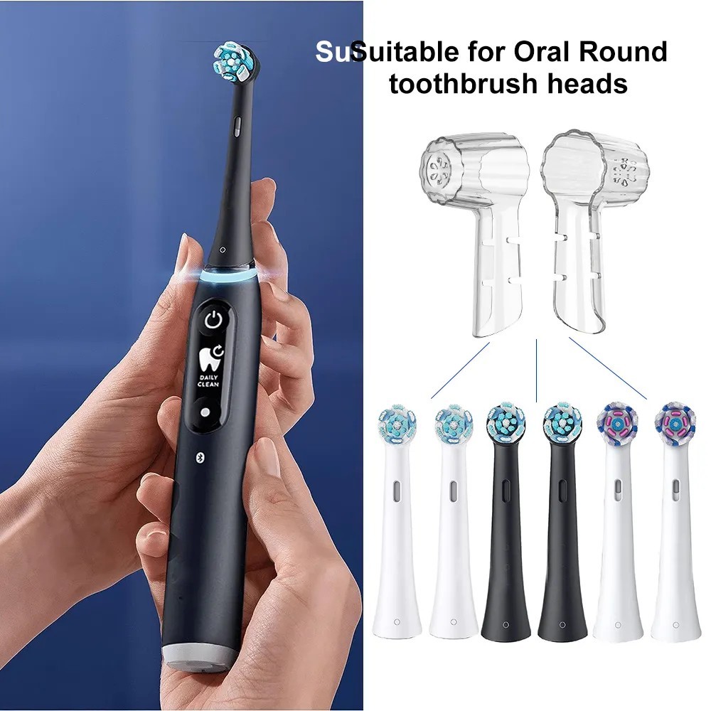 Portable Travel Brush Heads Cover for Protecting Replacement Brush Heads Head Cap Protective Case for Electric Toothbrush
