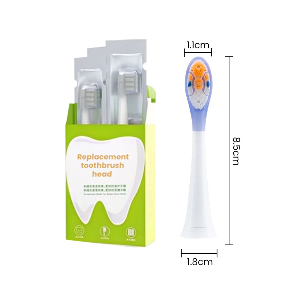 Toothbrush Original Premium Plaque Defence Standard Sonic Toothbrush Heads - 4 Pack in White