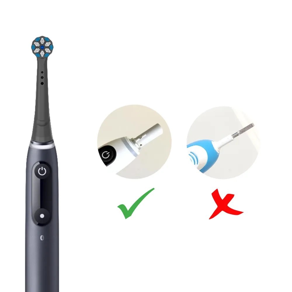4 Pack Replacement Heads Compatible with Oral B Electric Toothbrush