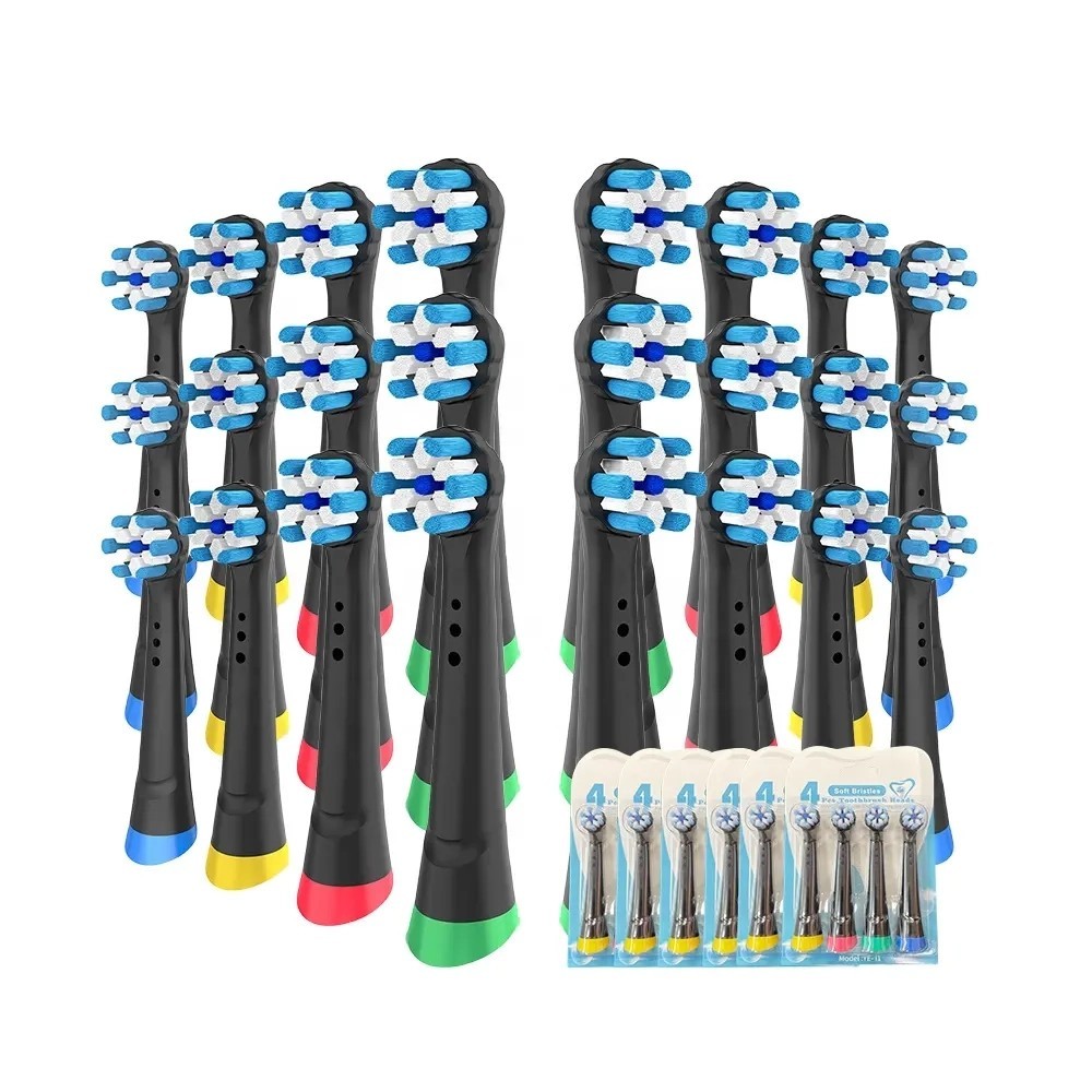 4 Pack Replacement Heads Compatible with Oral B Electric Toothbrush
