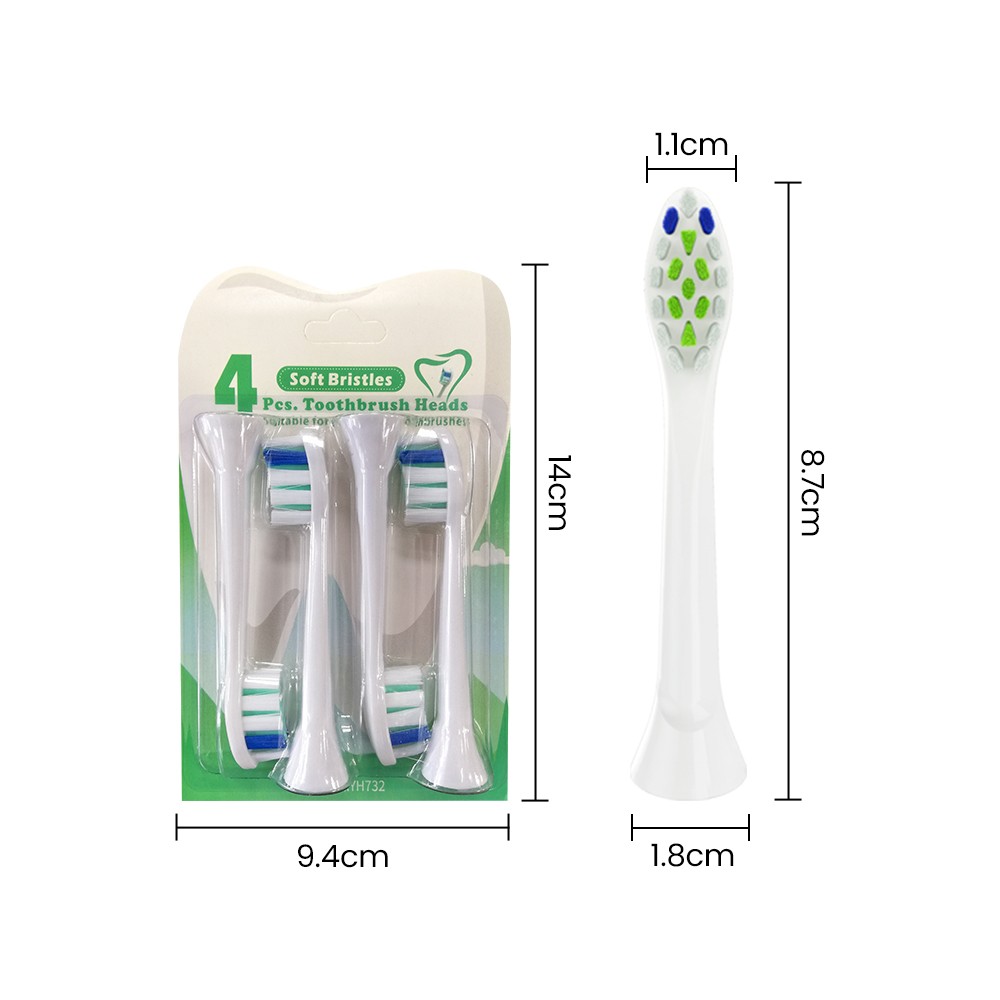 Replacement Toothbrush Heads Fit for Phil IPS Sonicare Toothbrush Heads
