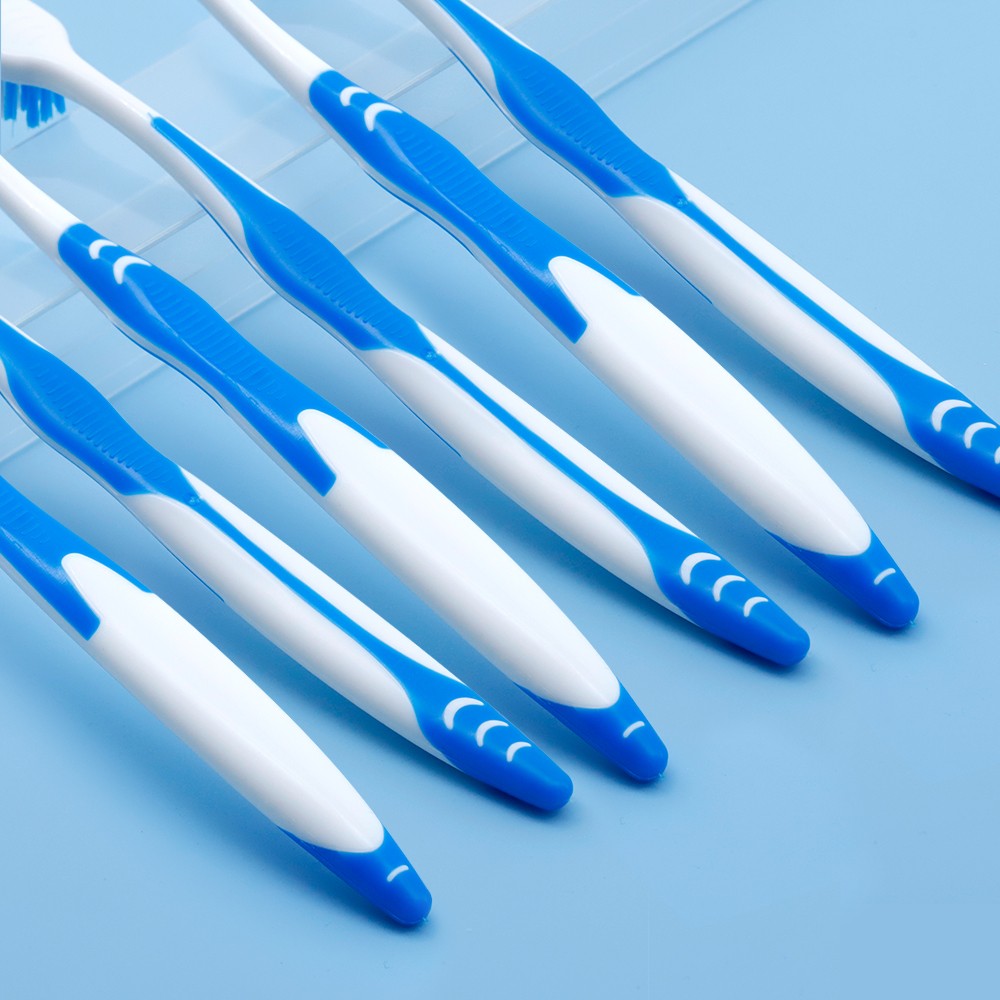 Adult Tongue Coated Cleaning Toothbrush with Double-Sided Non-Slip Handle Designed Manual Oral Care Set