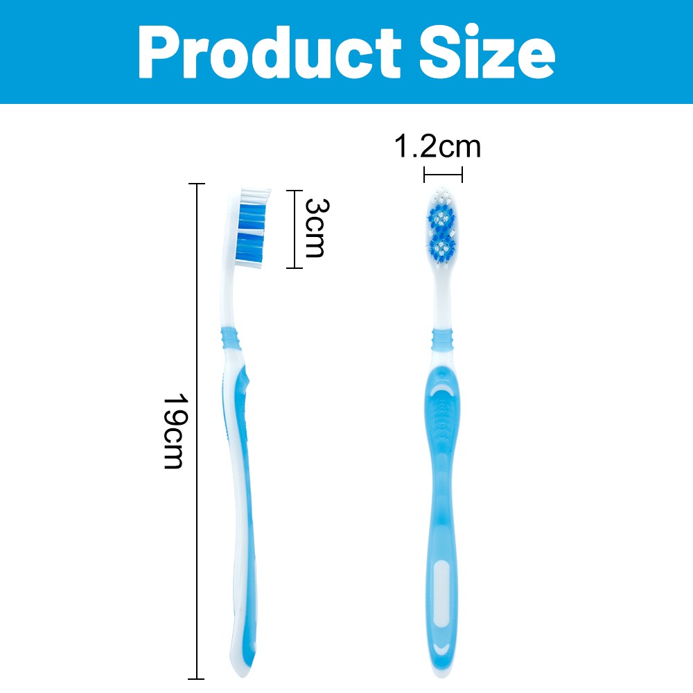 Dentists Recommend Adult Gingival Massage Toothbrush Super Dense Soft Bristle Manual Toothbrush