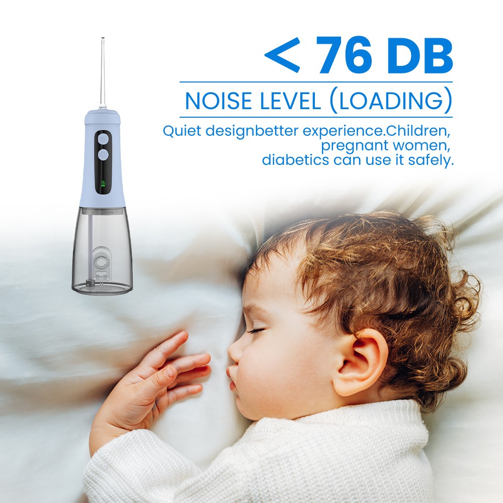Fashionable Portable Rechargeable Water Flosser Detachable Smart Water Jet Flosser for Travel