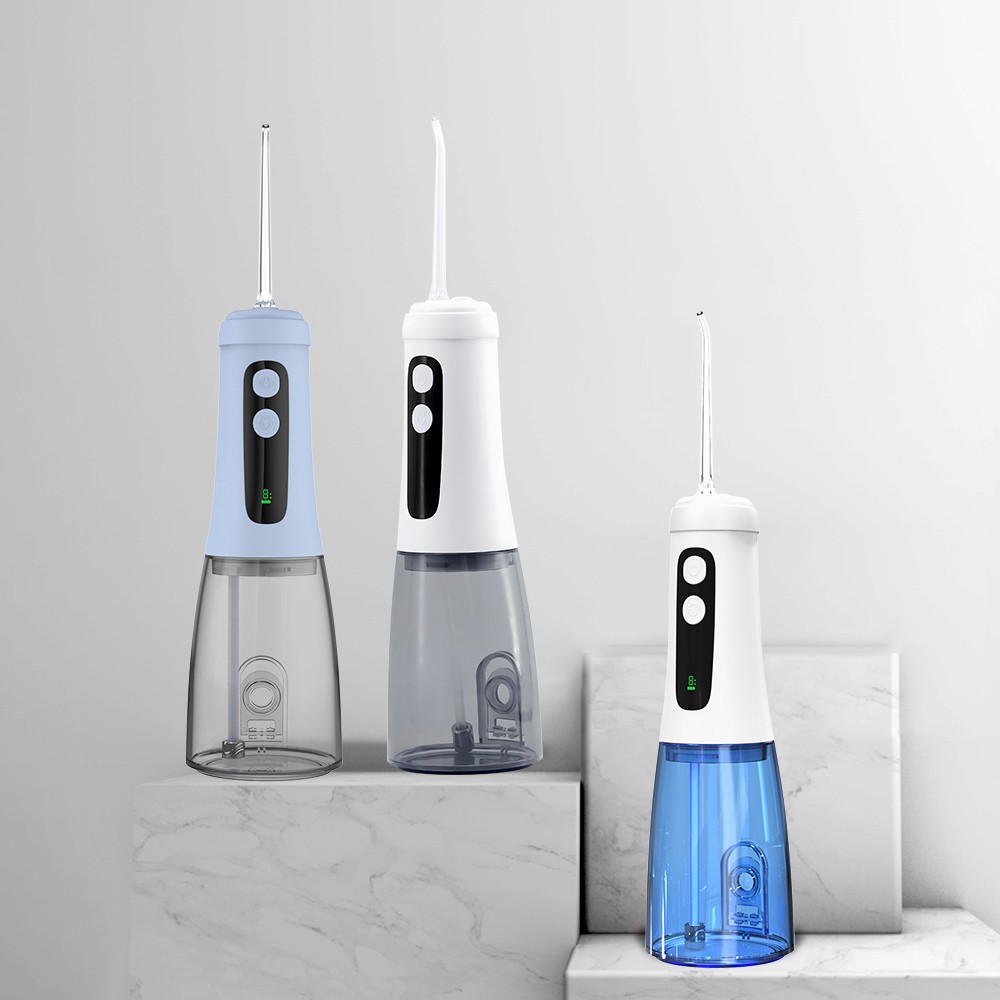 Fashionable Portable Rechargeable Water Flosser Detachable Smart Water Jet Flosser for Travel