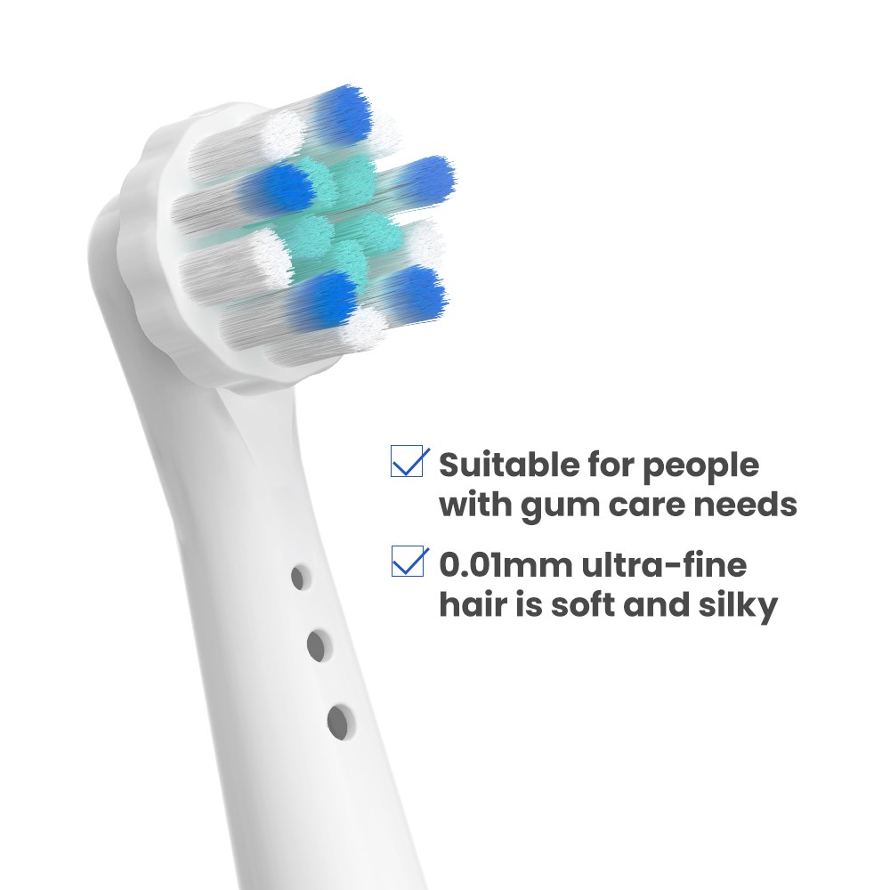 Oral-B Cross Action Electric Toothbrush Replacement Brush Heads Refill, 4count