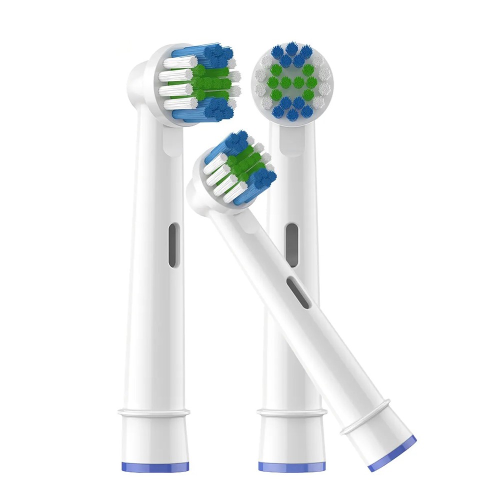 Total Power Replacement Brush Heads, 4 Count (Fits Most Oral-B Electric Toothbrushes)