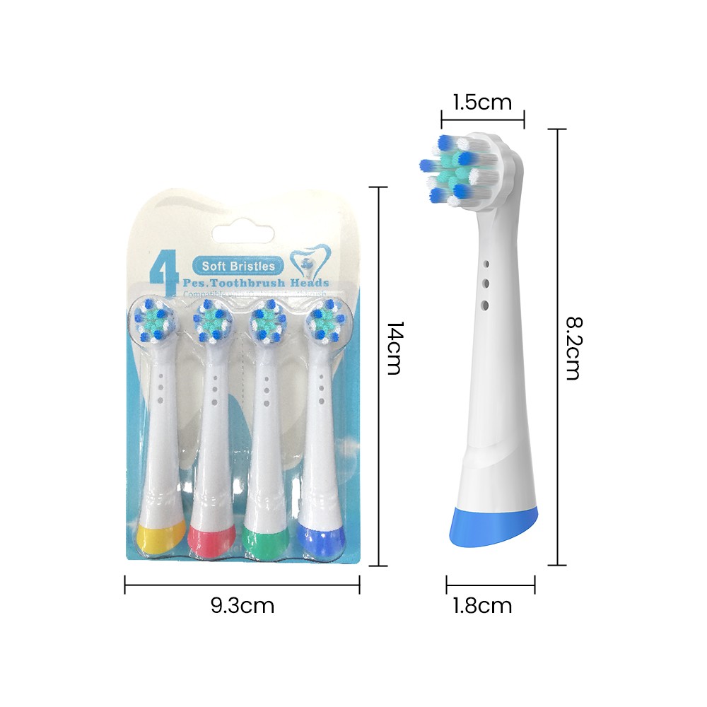 Oral-B Cross Action Electric Toothbrush Replacement Brush Heads Refill, 4count