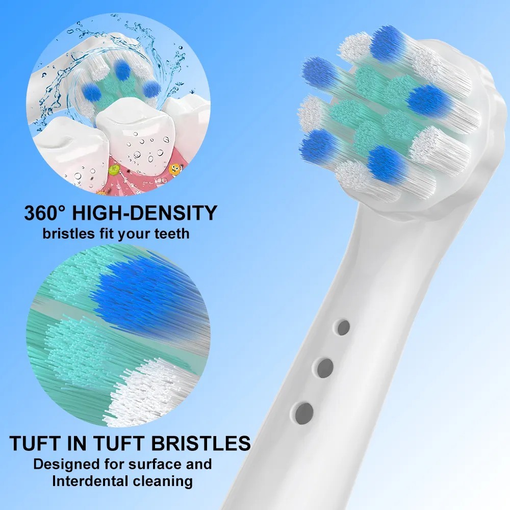 Oral-B Cross Action Electric Toothbrush Replacement Brush Heads Refill, 4count