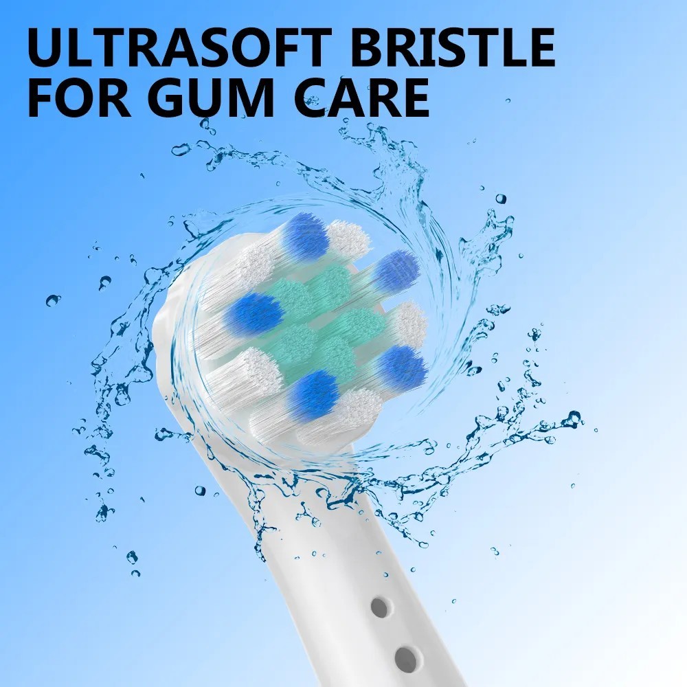 Oral-B Cross Action Electric Toothbrush Replacement Brush Heads Refill, 4count