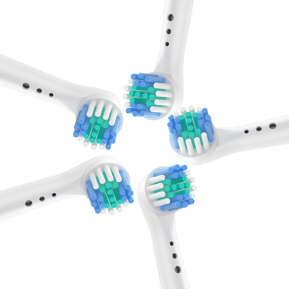 Total Power Replacement Brush Heads, 4 Count (Fits Most Oral-B Electric Toothbrushes)