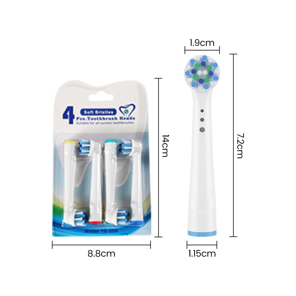 Professional Electric Toothbrush Replaceable Heads- Precise Refills for Famous Brand