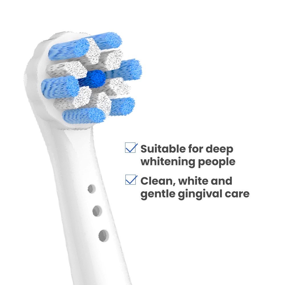 4 Pack Replacement Heads Compatible with Oral B Electric Toothbrush