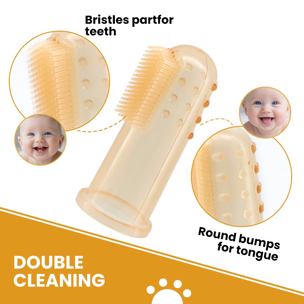 Soft Silicone Toddler Finger Baby Kids Toothbrush