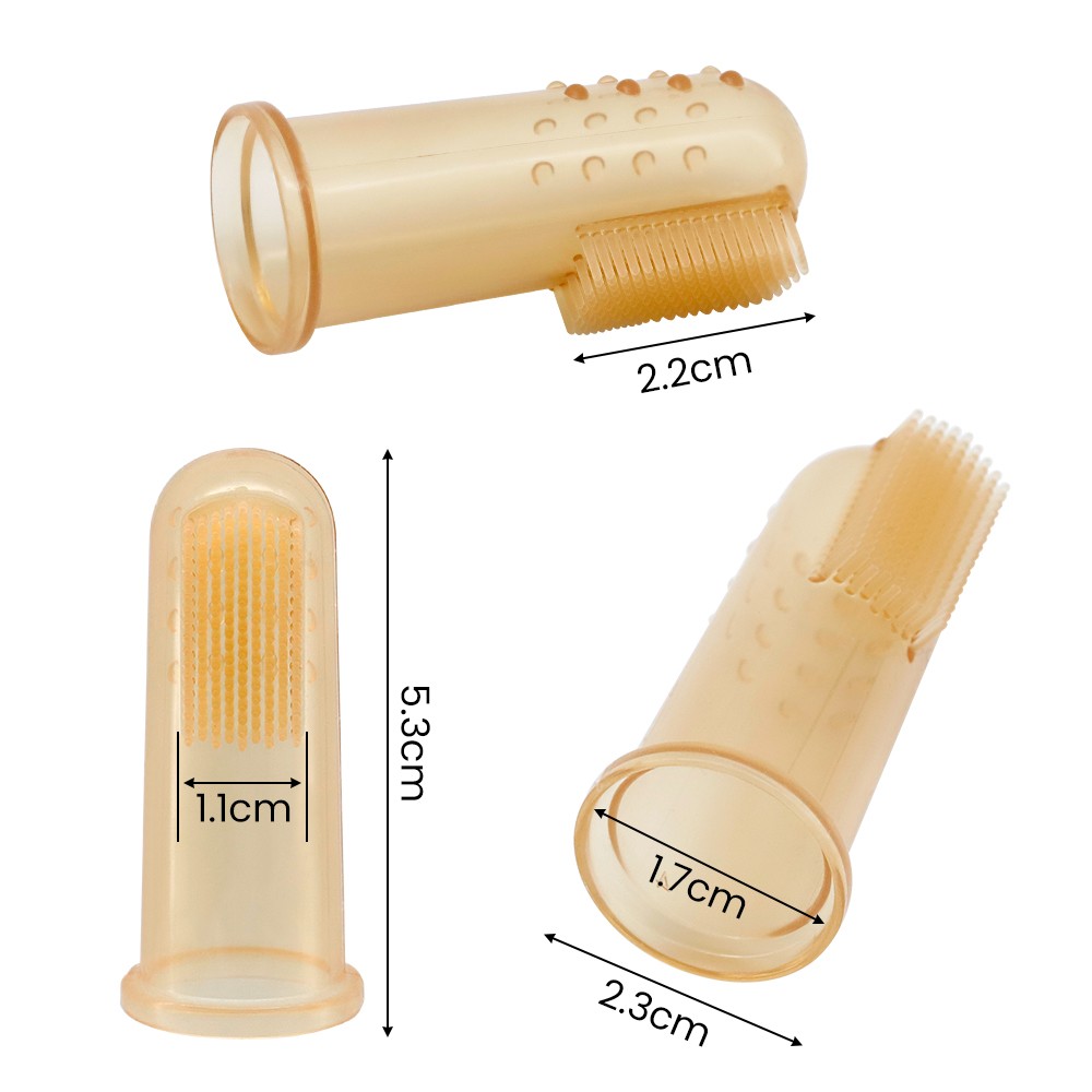 Soft Silicone Toddler Finger Baby Kids Toothbrush