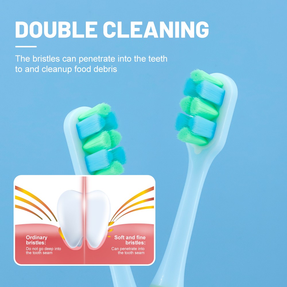 OEM Custom Color Cheap Price Ultra Soft Adult Plastic Toothbrush Daily Use Home Adult Manual Tooth Brushes