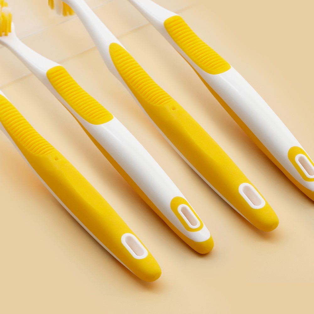 OEM Toothbrush with Personalized Logo Print Nylon Soft Bristle Plastic Toothbrush