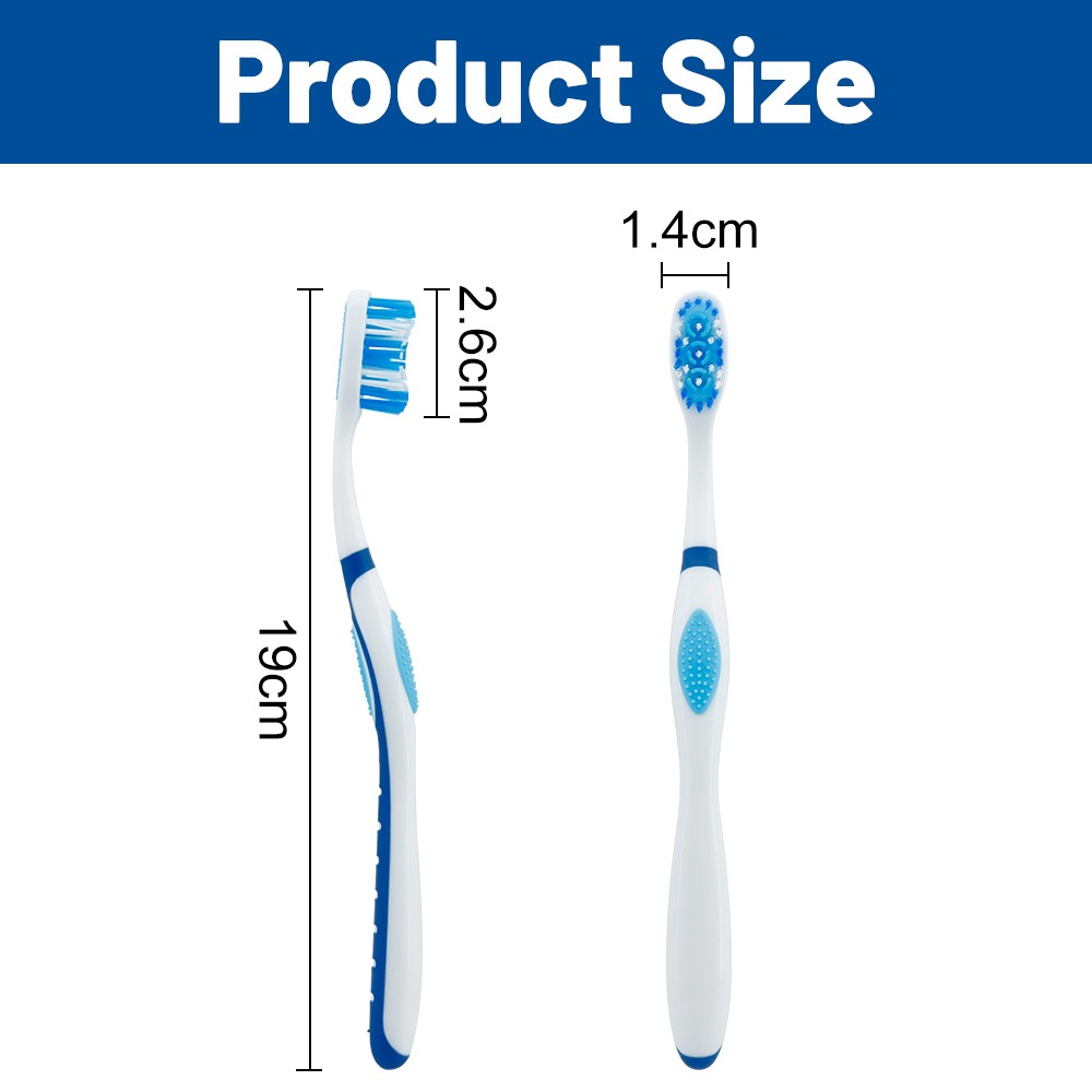 OEM Charcoal Bristles Simple Handle Personalized Customized Toothbrush
