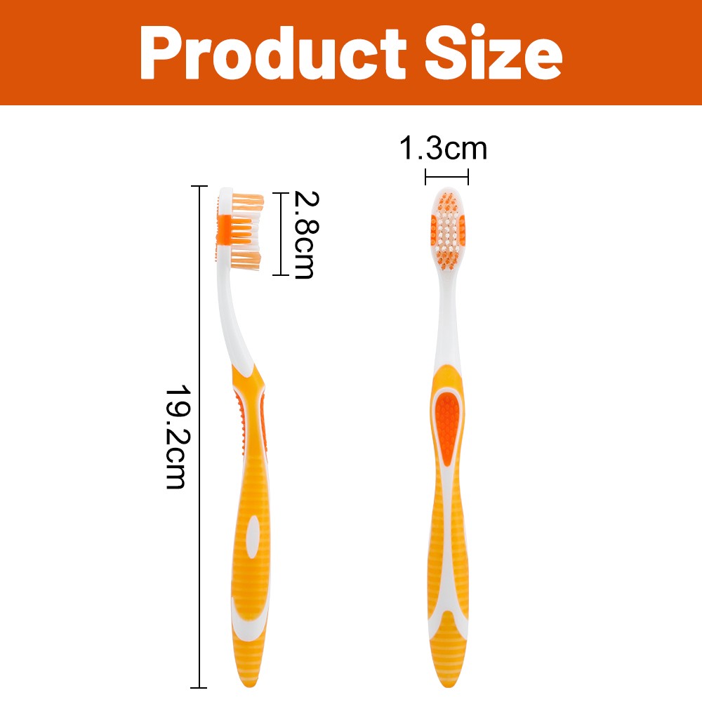 TPE Soft Handle Comfortable Grip Personal Oral Care Adult Toothbrush