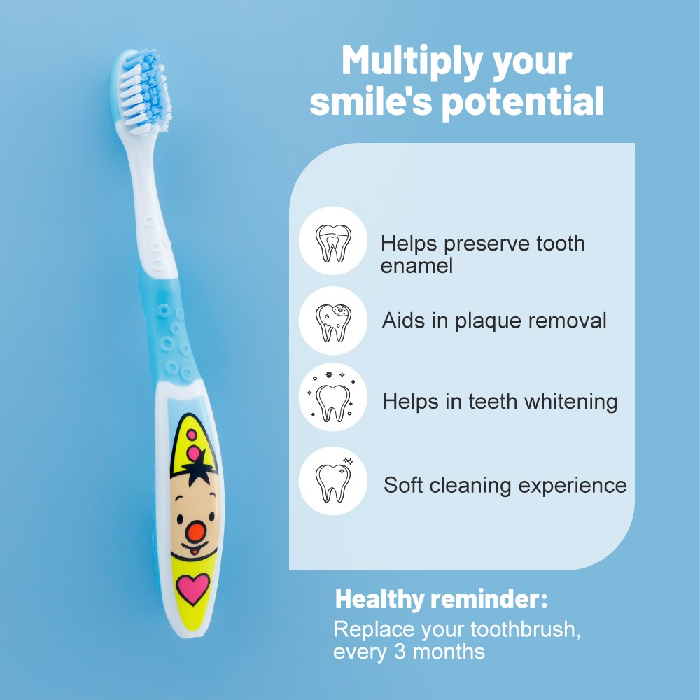 Kids Children Teeth Whitening Cartoon Toothbrush