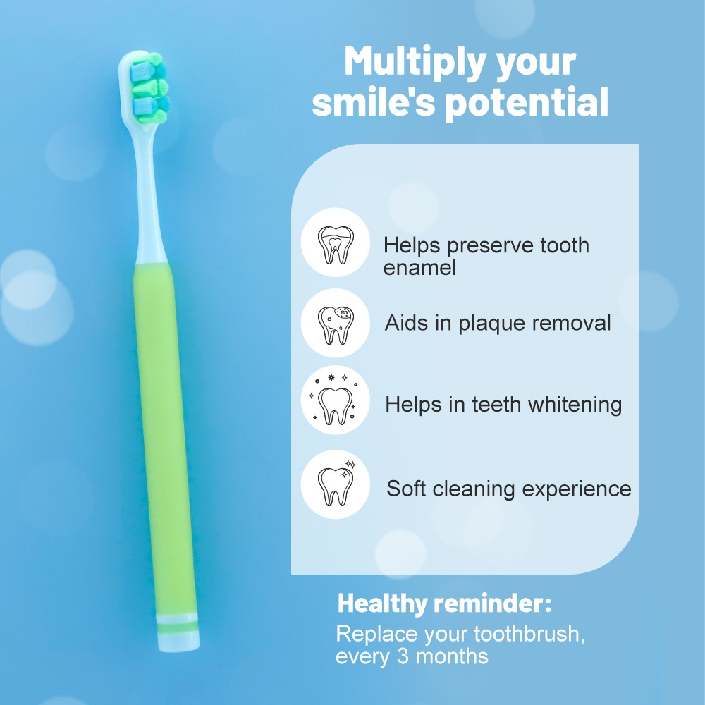 OEM Custom Color Cheap Price Ultra Soft Adult Plastic Toothbrush Daily Use Home Adult Manual Tooth Brushes