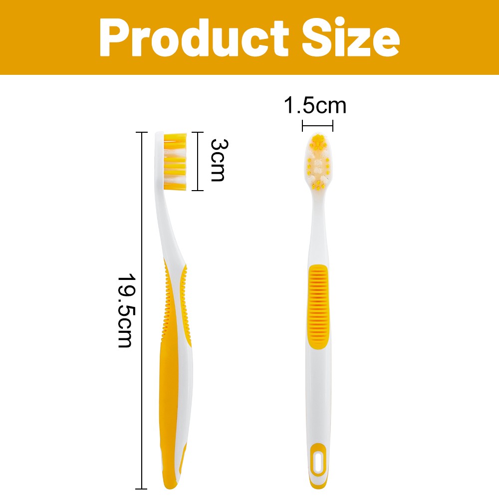 OEM Toothbrush with Personalized Logo Print Nylon Soft Bristle Plastic Toothbrush