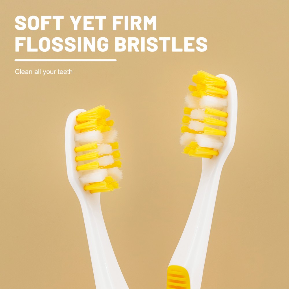 OEM Toothbrush with Personalized Logo Print Nylon Soft Bristle Plastic Toothbrush
